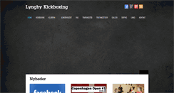 Desktop Screenshot of lyngbykickboxing.dk